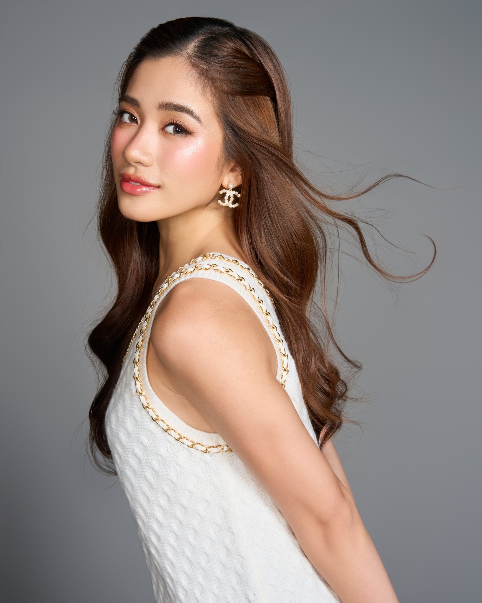 BINI Aiah in white dress