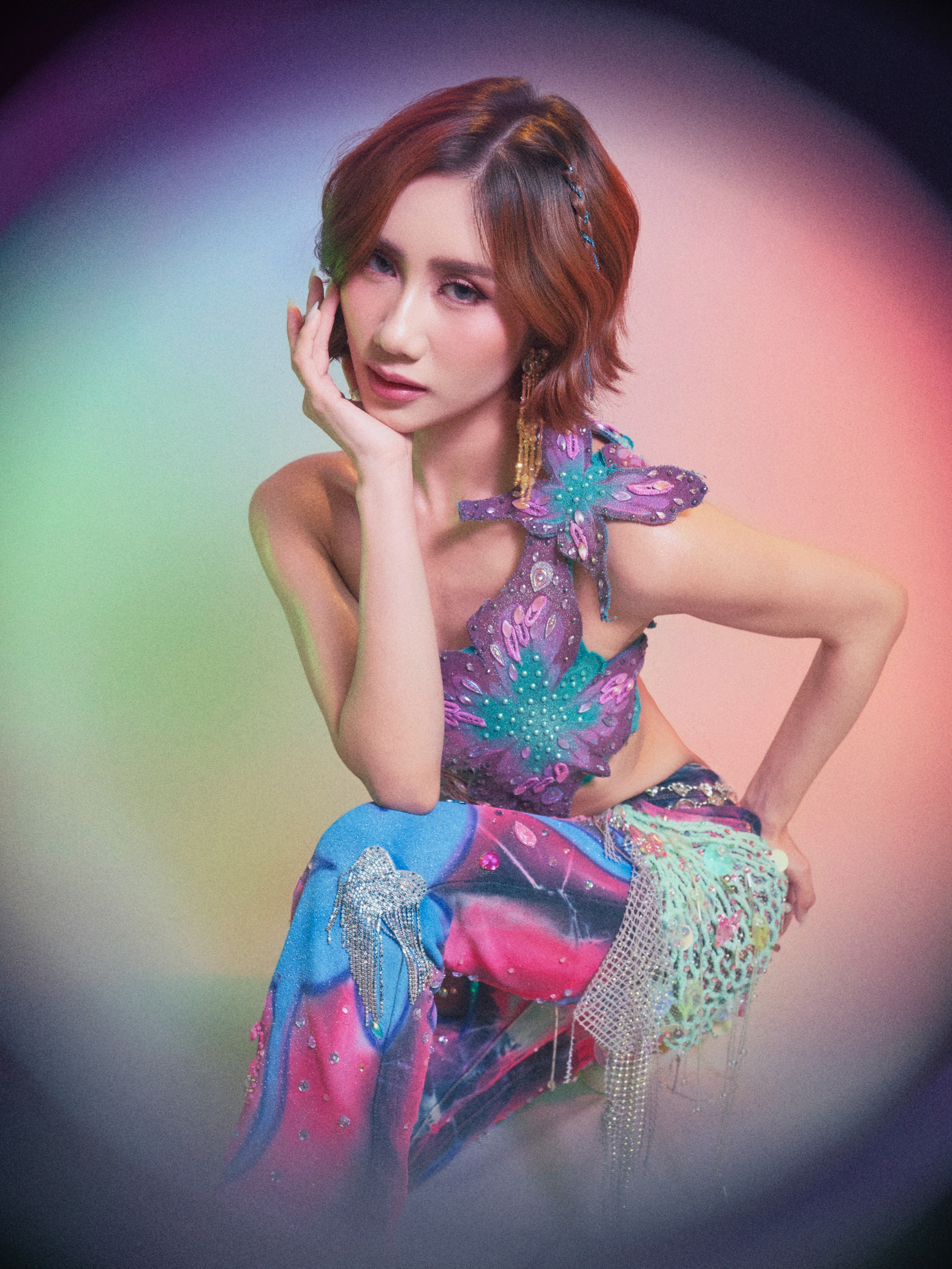 BINI Sheena in her Day 2 Aurora Outfit